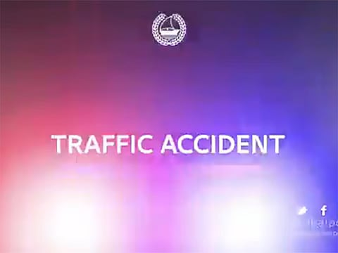 UAE traffic alert: Vehicle catches fire on Dubai road towards Sharjah