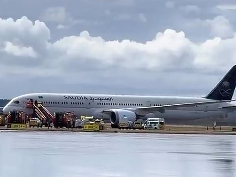 Passengers were disembarked while airline crews worked to address the malfunction.