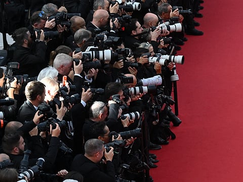 An illustrative picture of the global press covering celebrities