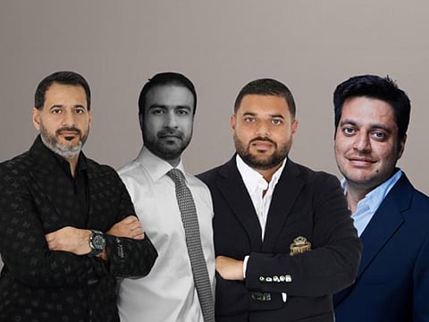 Left to right: Naeem Tariq, Ahmed Ayaz, Wasim Tariq, Nadeem Tariq