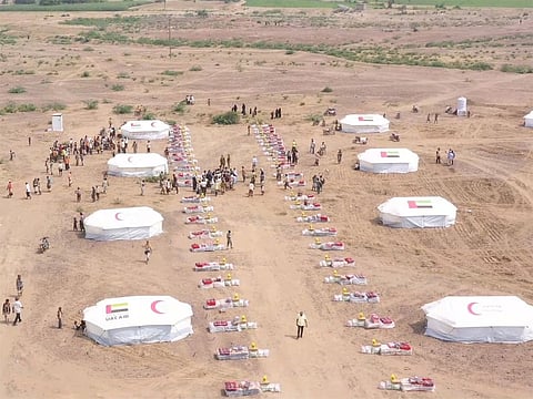 UAE provides urgent humanitarian aid for flood victims in Yemen's Wadi Nakhlah