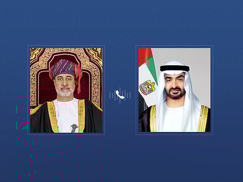 UAE President, Sultan of Oman discuss bilateral ties, regional developments in phone call