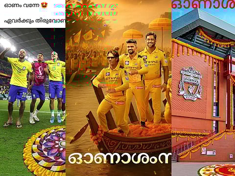 From Neymar to Dhoni and Liverpool’s Anfield, global sporting giants lit up Onam with festive wishes for Malayalis worldwide.