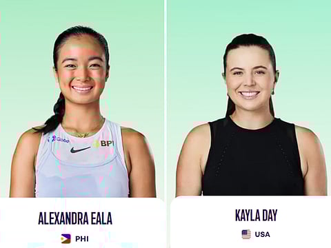 The second-seeded Eala will face American Kayla Day at 2.10am (Manila time) on Saturday.