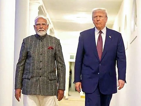 PM Modi with US President Donald Trump