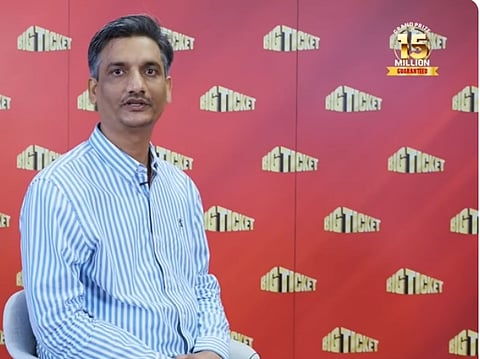 When he visited Big Ticket’s studio to play for the maximum prize of Dh150,000, Jogendra Jangir revealed that whatever amount he wins, he will donate 10% t to charity