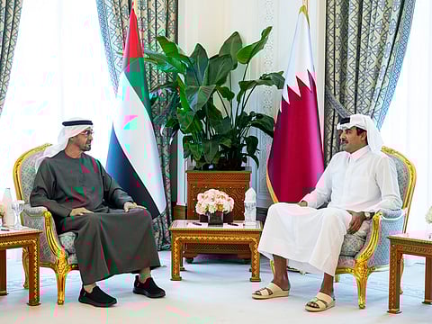UAE President reaffirms support for Qatar’s sovereignty during meeting with Emir Sheikh Tamim