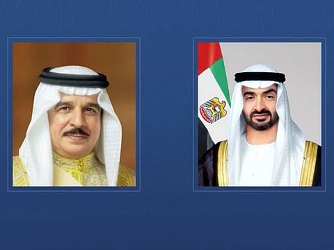 UAE President welcomed by King of Bahrain on fraternal visit