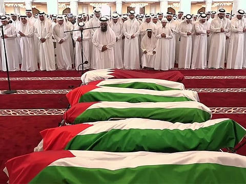 Qatar Emir leads funeral prayers for victims of deadly Israeli strike in Doha