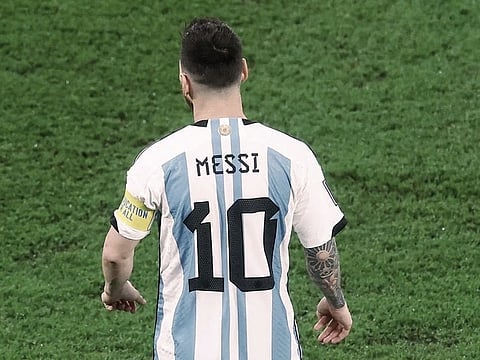 Argentina's Lionel Messi