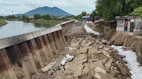 A crumbling flood control infrastructure in the Philippines: Investigations reveal that lawmakers can pocket as much as 30% to 40% of project costs as kickbacks (known as "tongpats", or "obligasyon"), while district engineers they handpick play key roles in the scheme. On October 9, 2025, Public Works Secretary Vince Dizon reported that 421 out of 8,000 flood control defences as "ghost" projects.