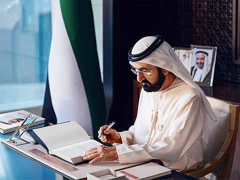 His Highness Sheikh Mohammed bin Rashid Al Maktoum, Vice President and Prime Minister of the UAE and Ruler of Dubai