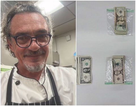 This isn’t his first run-in with the law; in 2018, he allegedly stole $18,000 from a Citibank using a fake gun.