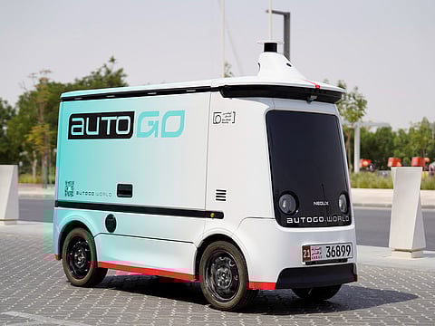 As part of the initiative, the emirate has issued its first official licence plate for a self-driving delivery vehicle.