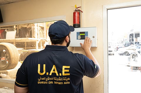 Sharjah Civil Defence steps up safety inspections in auto warehouses