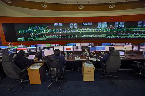 Despite monitoring such a vast network, the mostly automated Dubai Metro Operations Control Centre operates with remarkable efficiency using just 20 personnel supported by 1,800 total staff across operations, maintenance and safety.