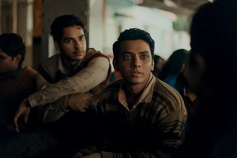Homebound is a gritty, deeply human story that follows Shoaib (Ishaan Khatter) and Chandan (Vishal Jethwa), two young men struggling to break free from the social identities that have defined — and limited — their lives.
