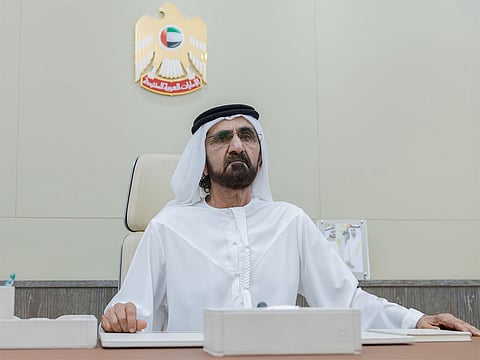His Highness Sheikh Mohammed bin Rashid Al Maktoum, Vice President and Prime Minister of the UAE and Ruler of Dubai