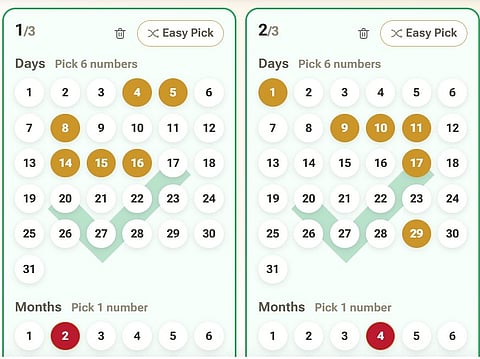 “I don’t look at the numbers themselves, I look at the shape they form. If I like the shape, I go with it,” he explained.