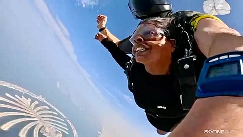 Leela Jose P proved age is just a number when it comes to chasing thrills and pursuing dreams.