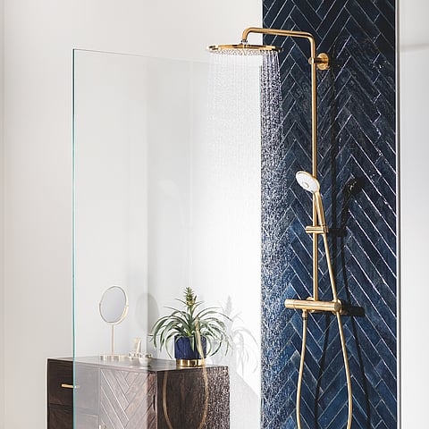 GROHE's Euphoria Shower System can help you enhance your bathroom