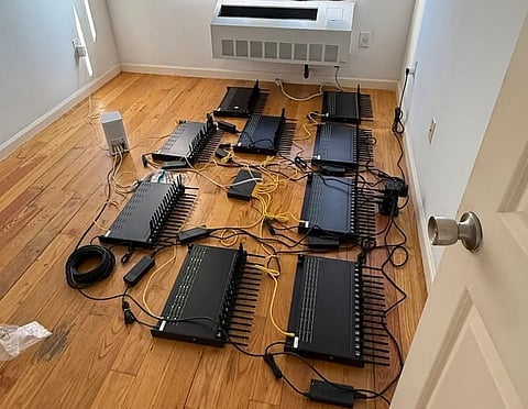 The electronic devices posed an imminent threat to senior US government officials and critical telecommunications infrastructure, according to the US Secret Service.