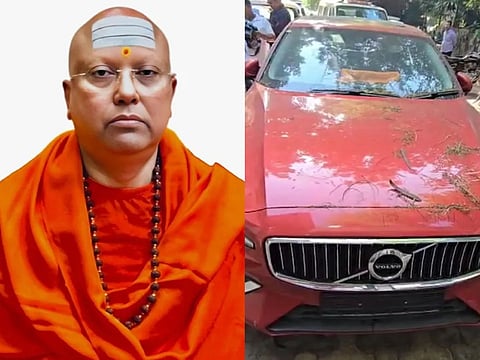 Luxury car with fake plate found as Delhi godman Swami Chaitanyanda booked