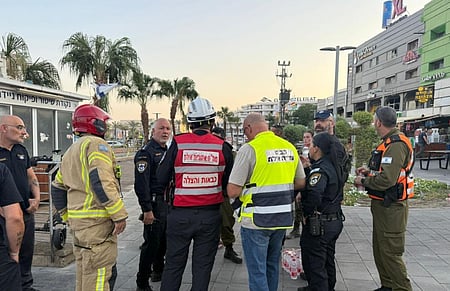 Israel said more than 20 were injured after Houthi drone attack hit Red Sea resort city on Wednesday.