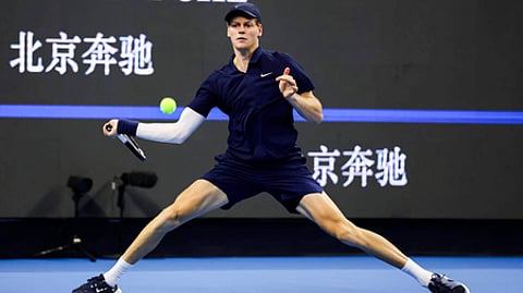 Jannik Sinner kickstarts China Open campaign with Marin Cilic win; home hope Zhang Zhizhen loses in first round in Beijing on Thursday. Photo credit: Xinhua