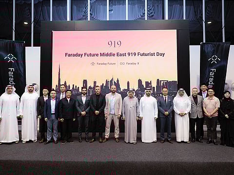 Faraday Future Middle East First 919 Futurist Day