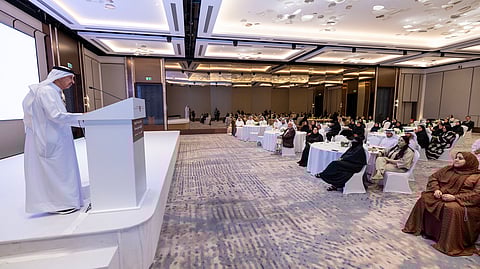 Dr Hussain Abdul Rahman Al Rand speaks at the launch of the campaign.