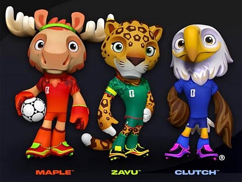 The three FIFA mascots for 2026 World Cup: Maple the moose, Zayu the jaguar and Clutch the eagle.