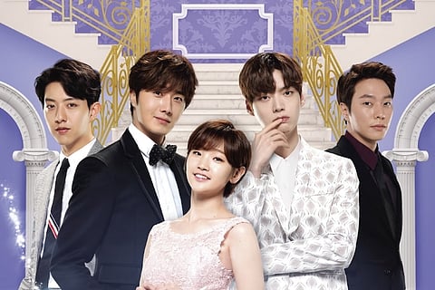 A still from Cinderella and The Four Knights, which is streaming on Netflix.