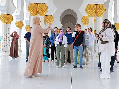 Nearly 7 million visitors in 2025 cement mosque’s global appeal.