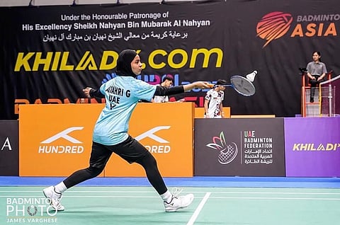 Ghadeer Ali Altahri won gold at the GCC Youth Games in Fujairah in April.