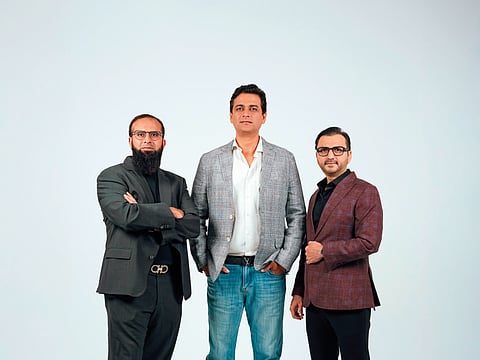 The directors of Zimaya Properties, seen from left, Arsalan Tabani, Shoeb Mistry and Imran Fazlani
