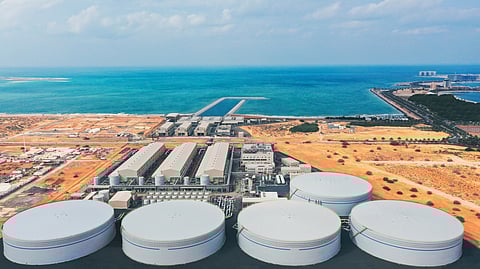 The Dh2.2 billion reverse osmosis facility is among the world’s largest and most efficient desalination plants.