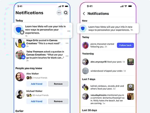 An example of the notifications that people will see starting October 7, 2025.