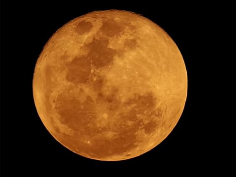 Rare harvest supermoon to align with Saturn and Jupiter to light up October skies