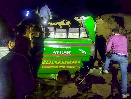 Himachal accident: Prez Murmu, PM Modi express condolences after 18 killed as landslide hits bus
