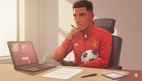 Player signing contract