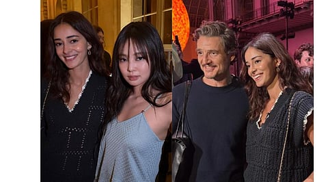 Ananya Panday with Jennie and Pedro Pascal