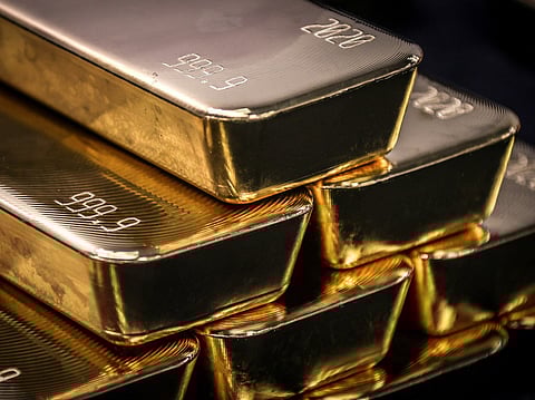 Gold bullion bars are pictured after being inspected and polished at the ABC Refinery in Sydney. File photo taken August 5, 2020.