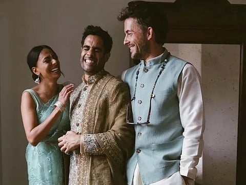 The sight of Bailey in traditional Indian wear has Bridgerton stans manifesting a full-blown Kanthony