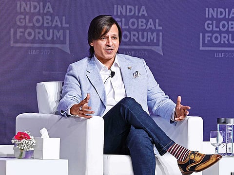 Living between Dubai and Mumbai, Vivek Oberoi moves through life with the ease of someone who’s learned to balance fame, family and business.