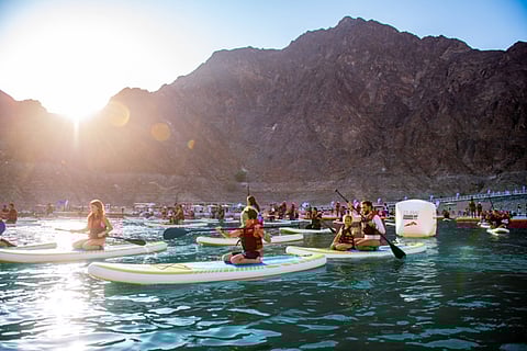 Launched as part of the Dubai Fitness Challenge, the SUP event has quickly become a community favourite.
