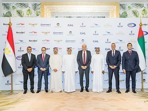 The visit was led by Egypt’s Minister of Civil Aviation, Dr. Sameh El Hefny, accompanied by senior officials from the country’s key aviation entities. They were welcomed by Mahmood AlHay AlHameli, Group CEO of Abu Dhabi Aviation.