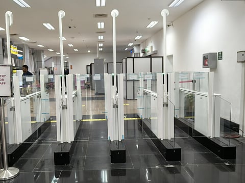 E-Gate services have recently been established at Thiruvananthapuram International Airport.