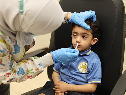 She explained that the flu virus spreads easily among children, especially in schools.