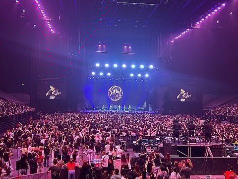 The Coca-Cola Arena was filled with fans of the kings of P-pop.